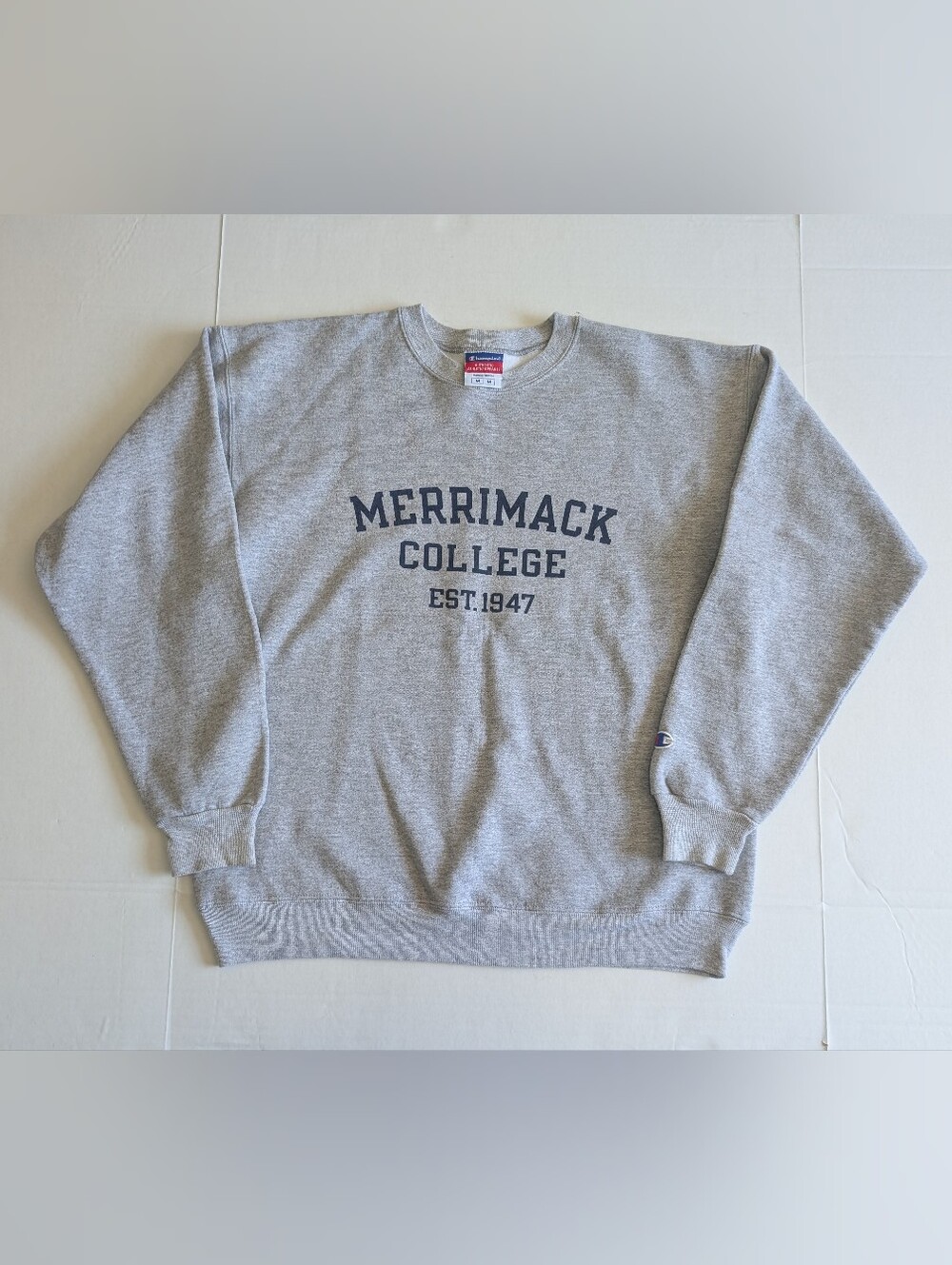 Y2K Champion Reverse Weave Merrimack Collage Sweatshirt Size M